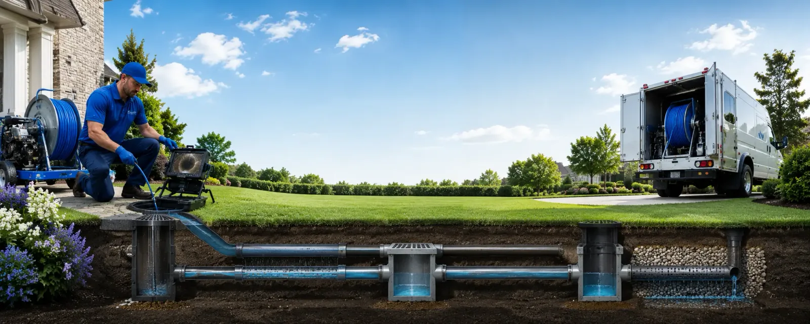 Outdoor drain cleaning information for Dugspur, VA